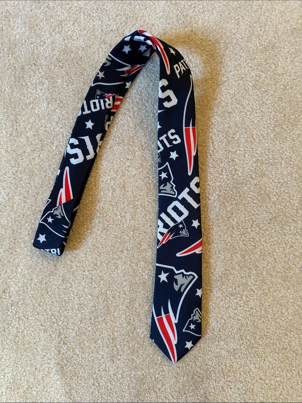 NFL Team Apparel New England Patriots Tie